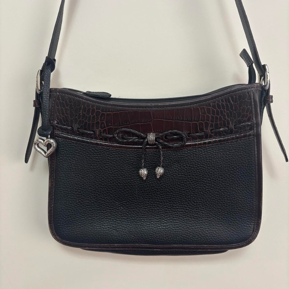Vintage Brighton ‘Emma’ leather shoulder bag